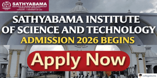 Sathyabama Institute of Science and Technology Admission 2026 Begins @sathyabama.ac.in; Apply Now